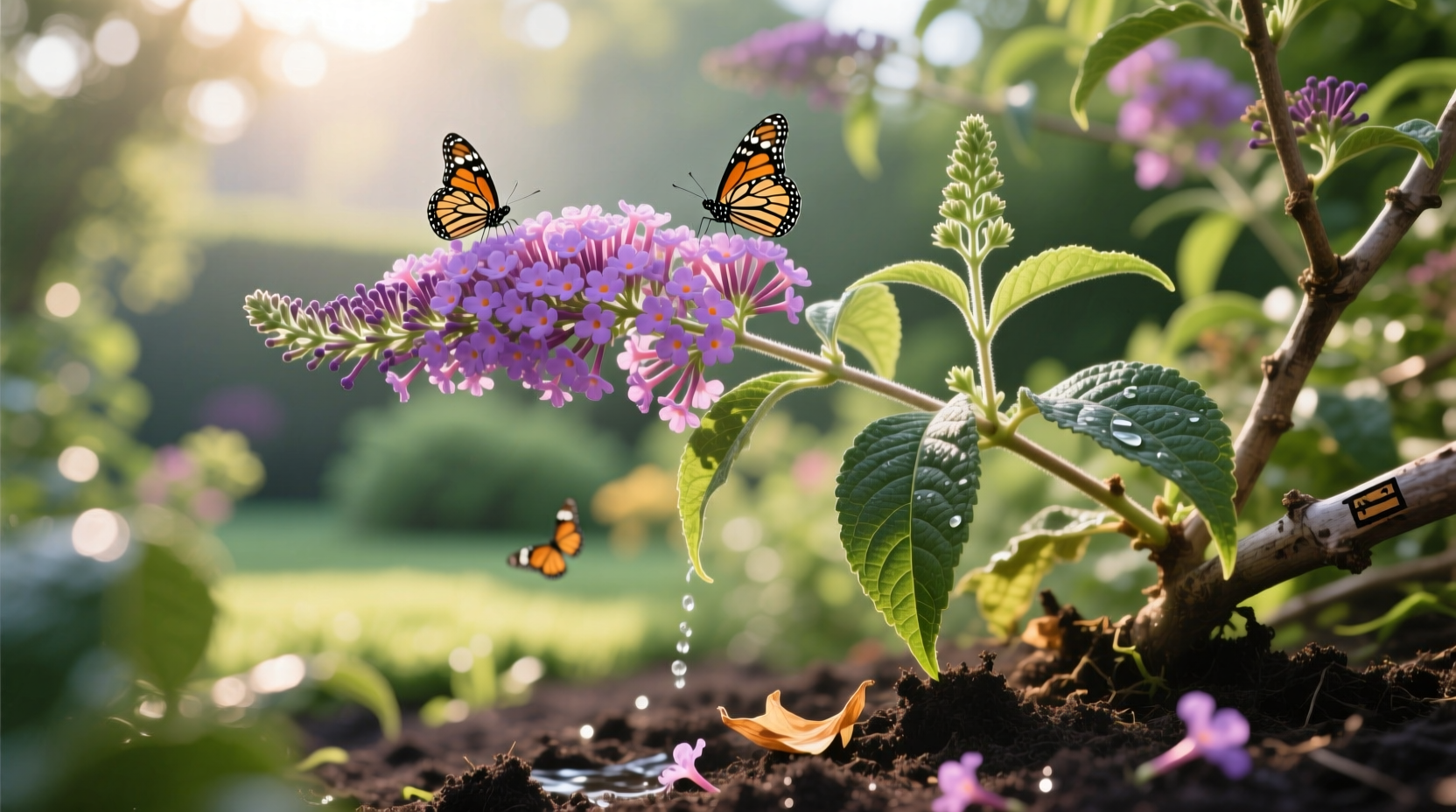 how to take care of a butterfly bush