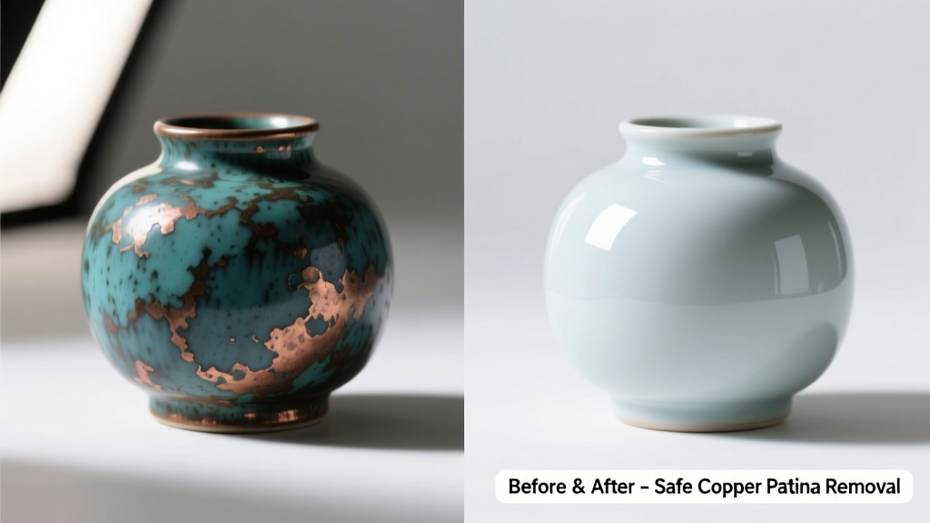 How to Remove Copper Patina from Porcelain Safely