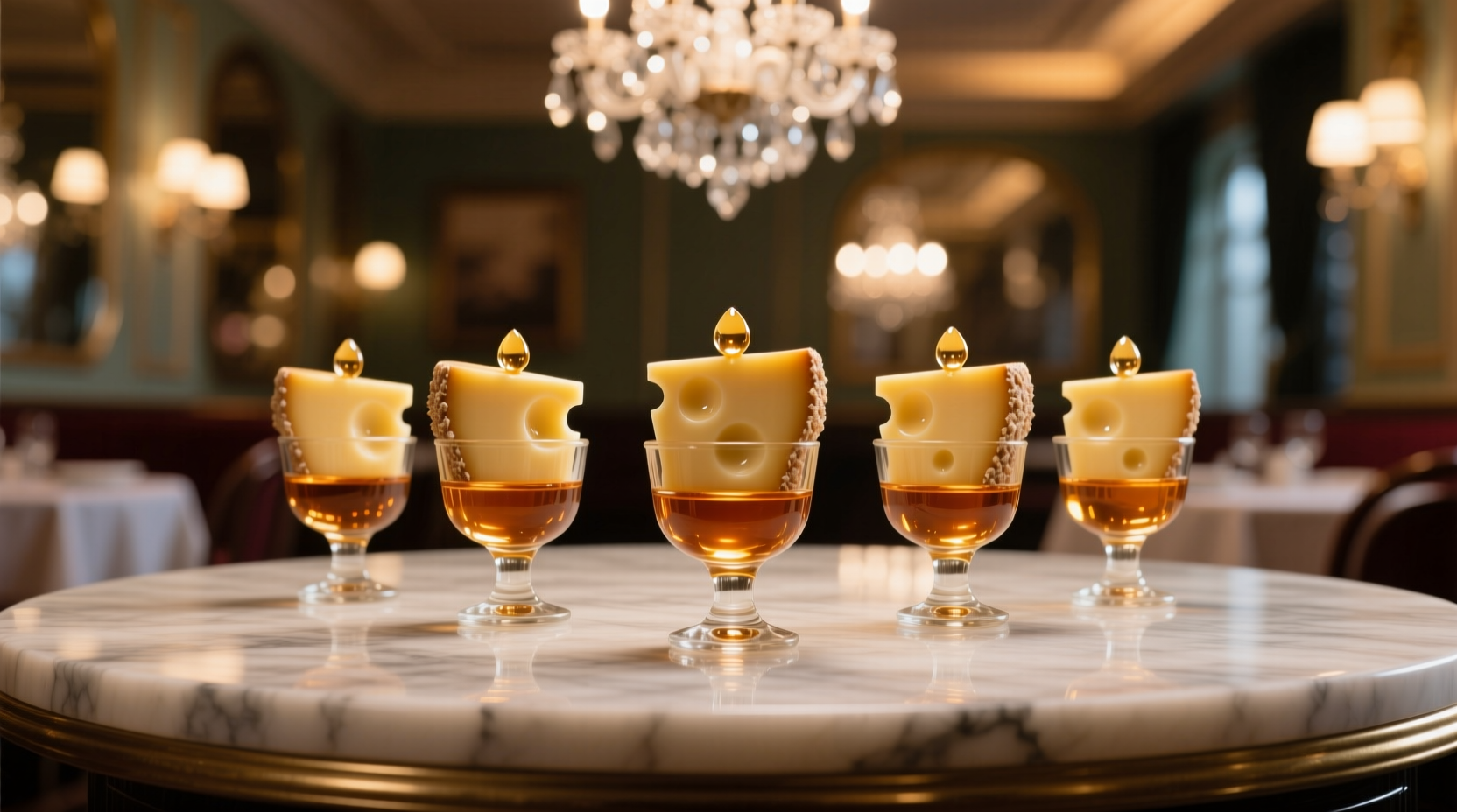make perfect little cheese cups with a shot glass
