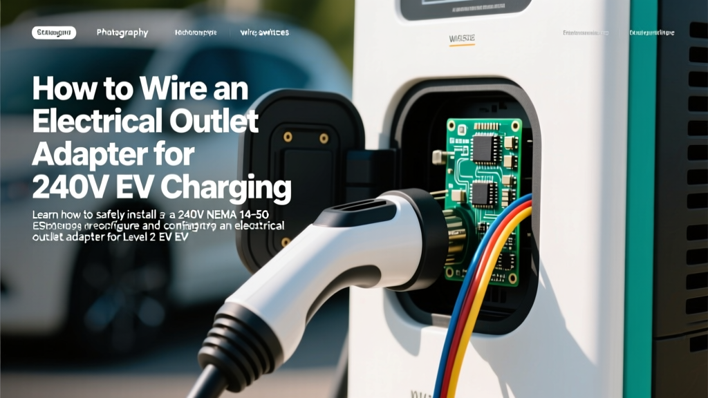 How to Wire an Electrical Outlet Adapter for 240V EV Charging