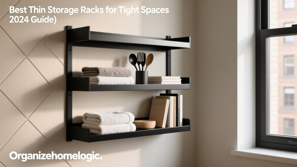 Best Thin Storage Racks for Tight Spaces (2024 Guide)