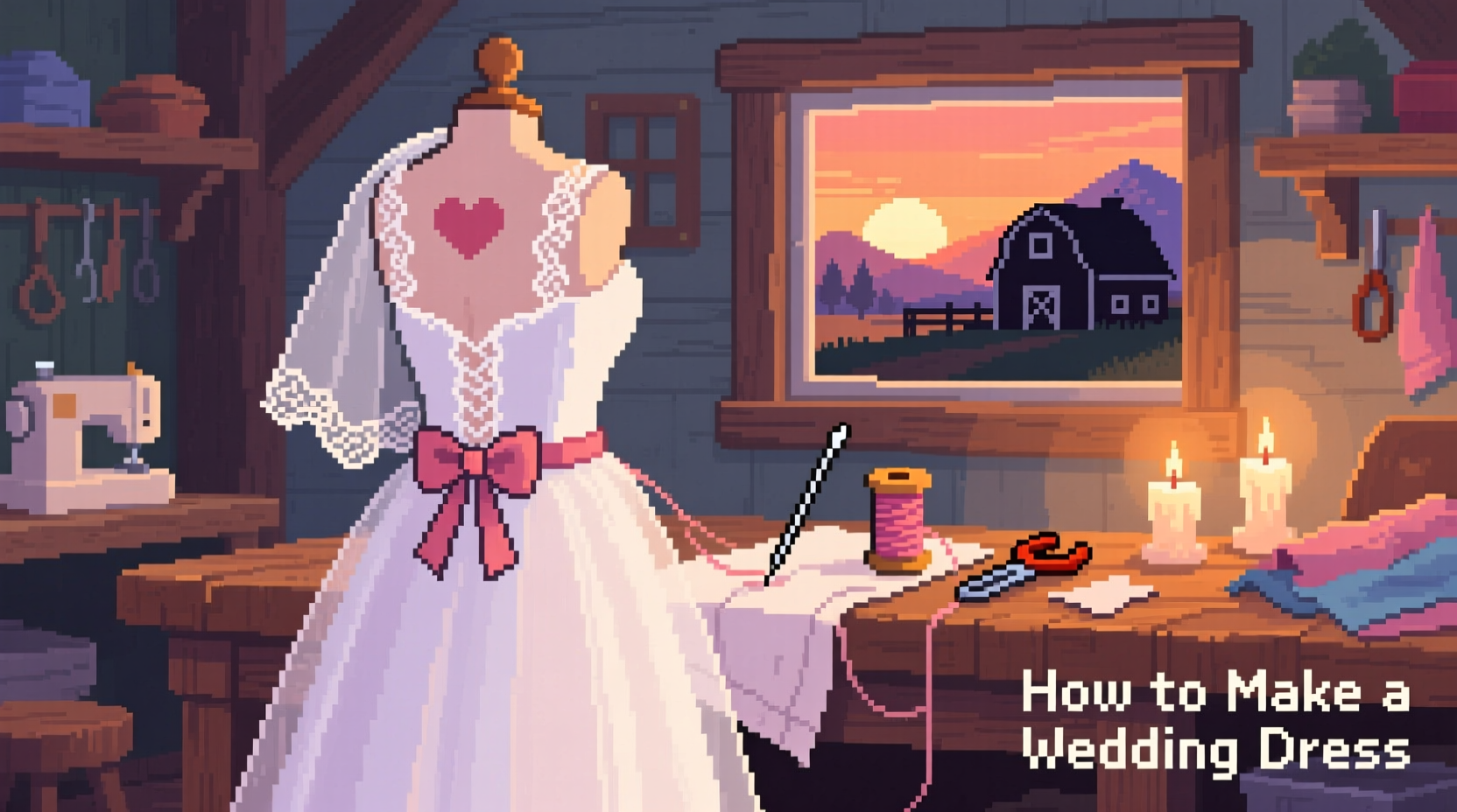 how to make a wedding dress in stardew valley