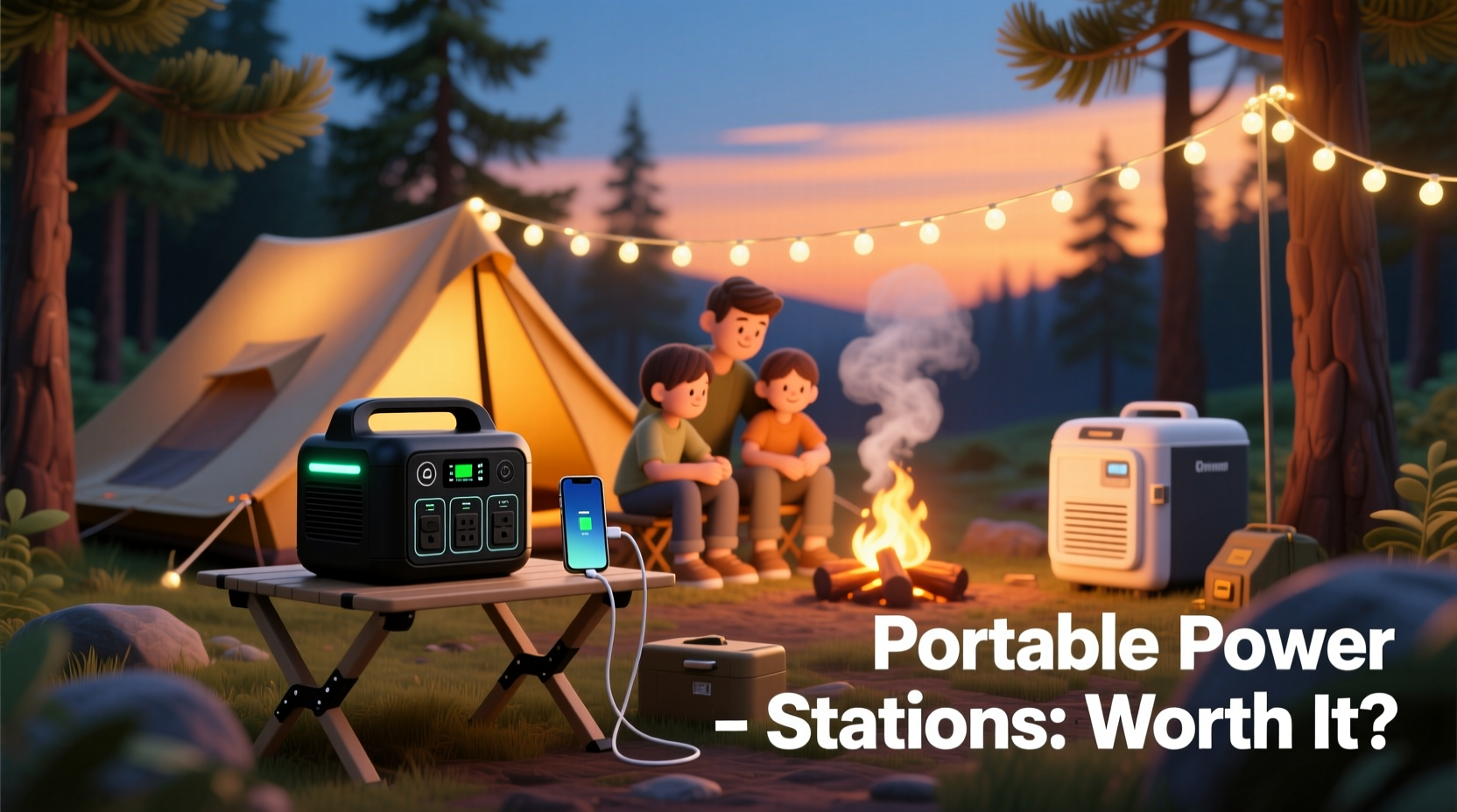 are portable power stations worth it for weekend camping trips