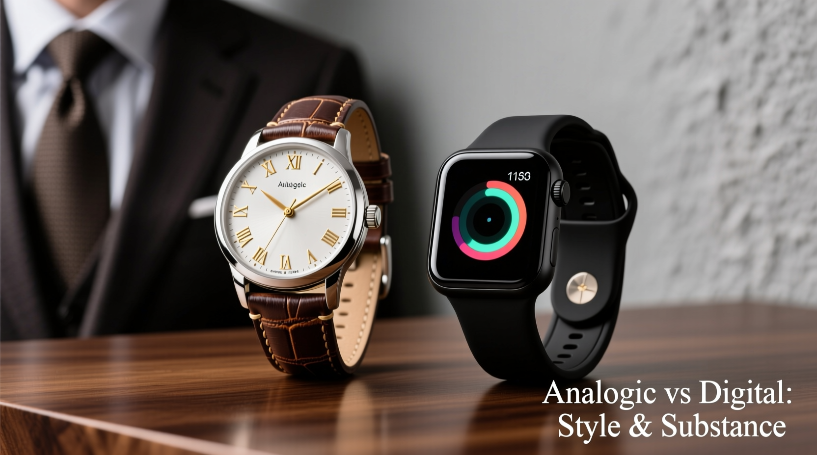 analog watch vs digital smartwatch which looks better with formal wear