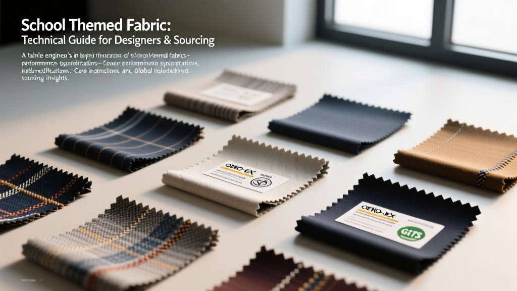 School Themed Fabric: Technical Guide for Designers & Sourcing