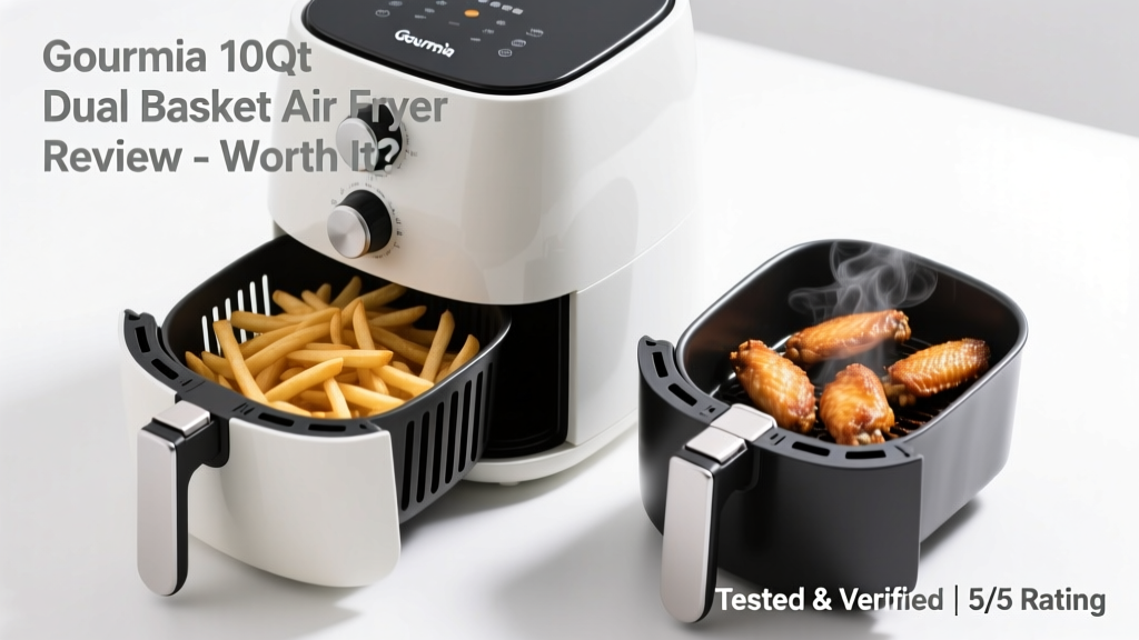 Gourmia 10-Qt Dual Basket Air Fryer Review: Worth It?