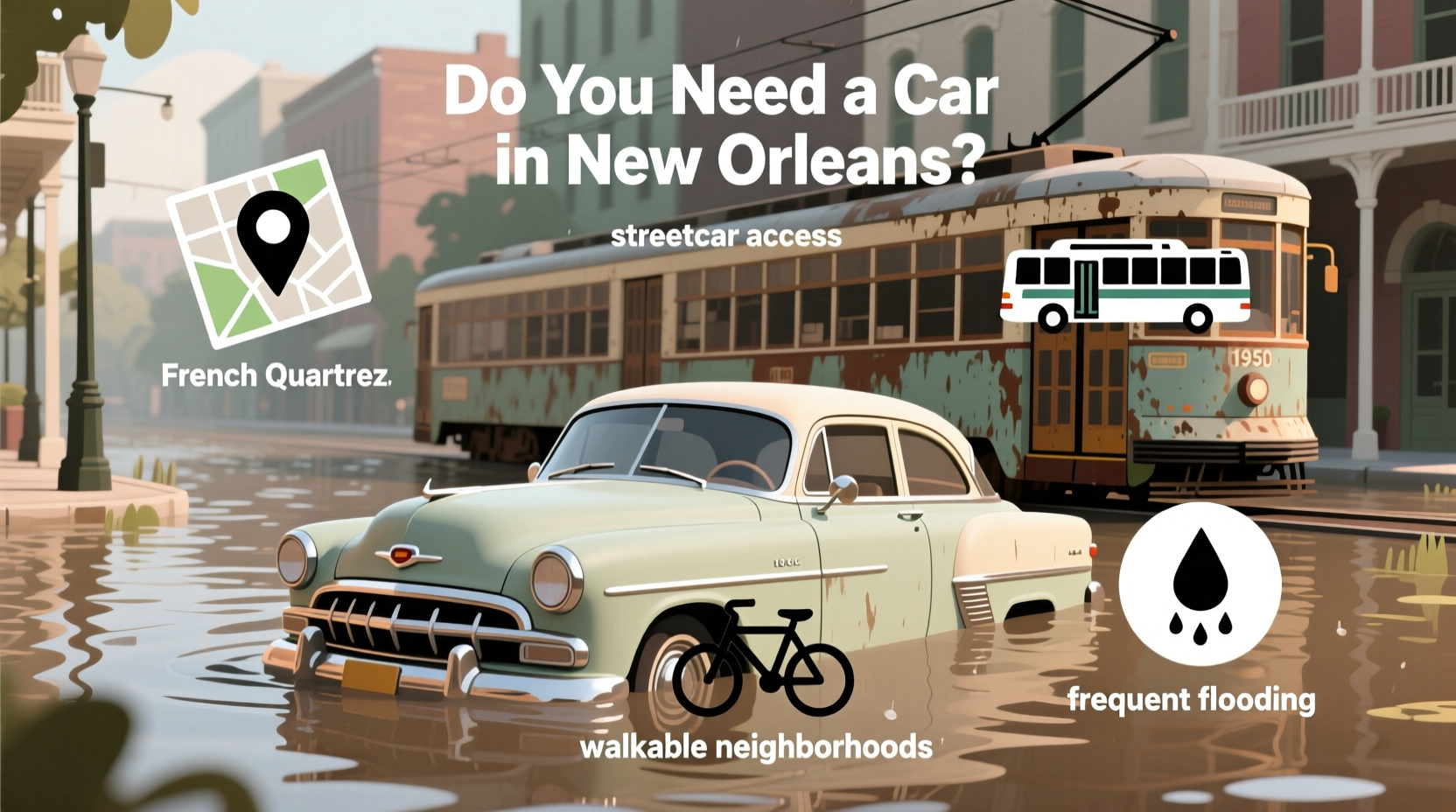 do you need a car in new orleans