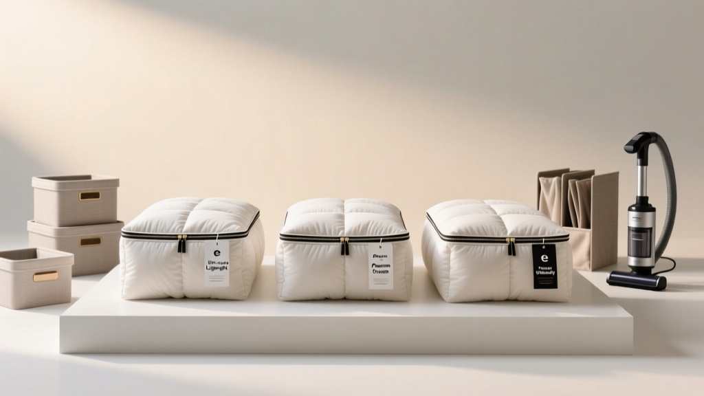 Vacuum Storage Bags for Down Comforters: Compression Rati...