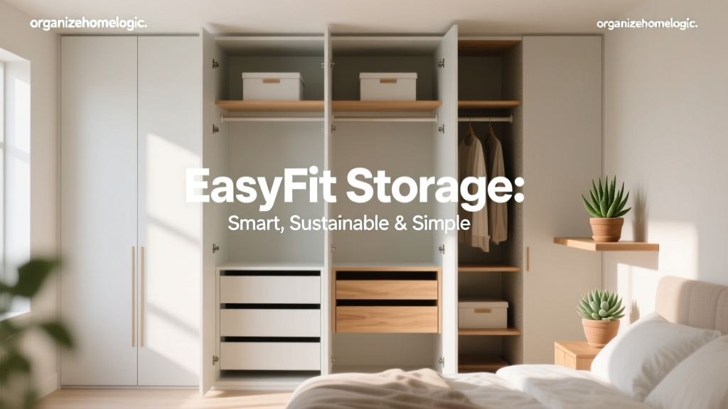 EasyFit Closet Storage: Smart, Sustainable & Simple