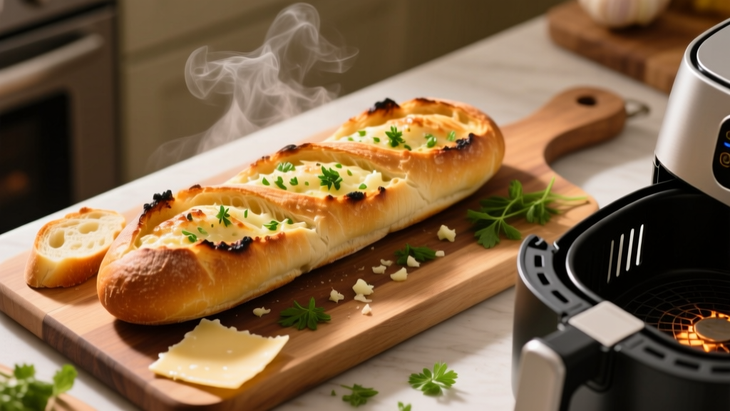 Air Fryer New York Garlic Bread (Crispy & Golden!)