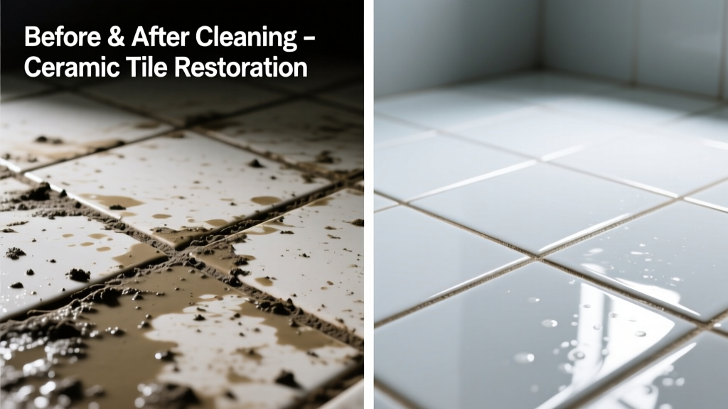 How to Remove Mud from Ceramic Tile and Surfaces