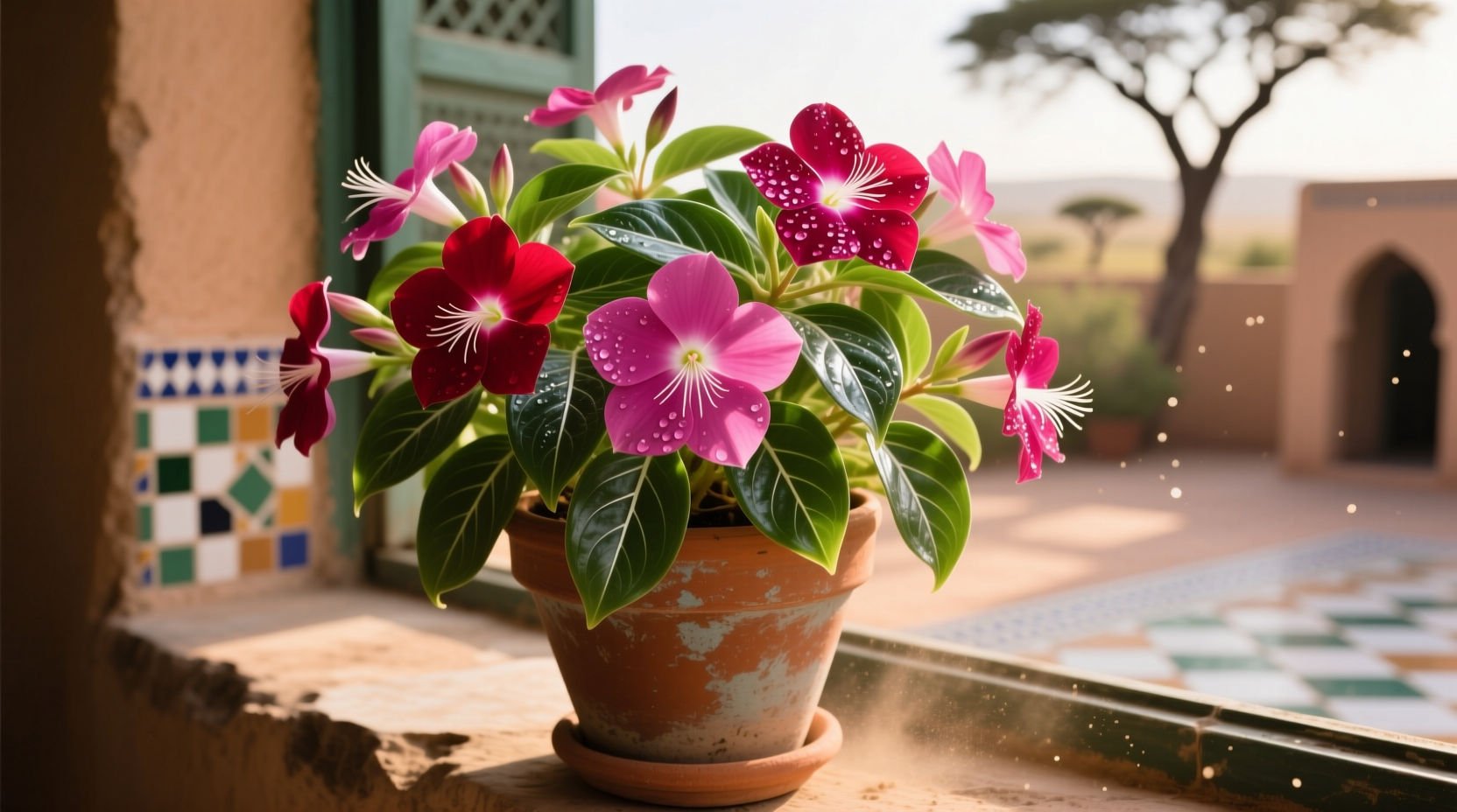 african impatiens plant