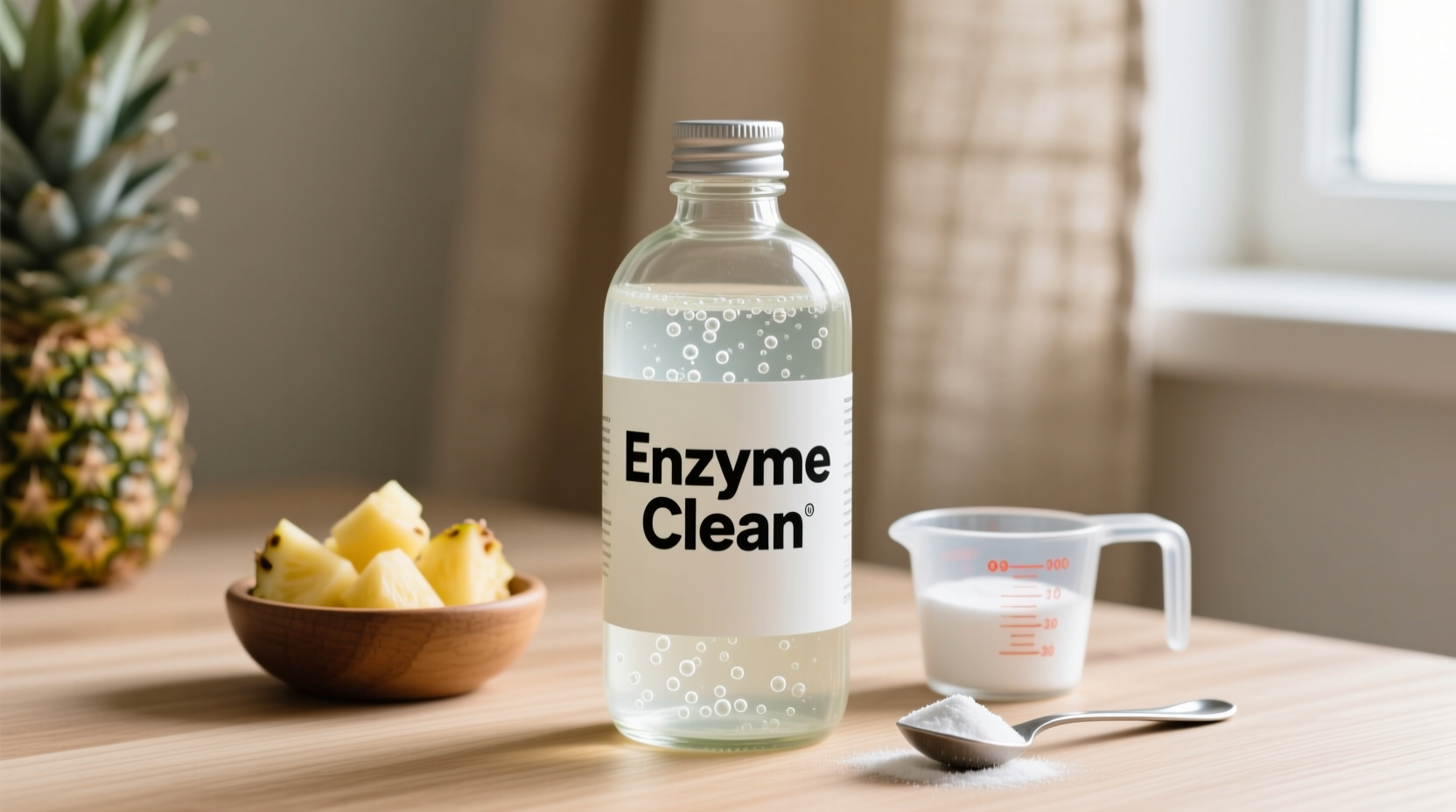 eco friendly cleaning pineapple core enzymatic cleaner