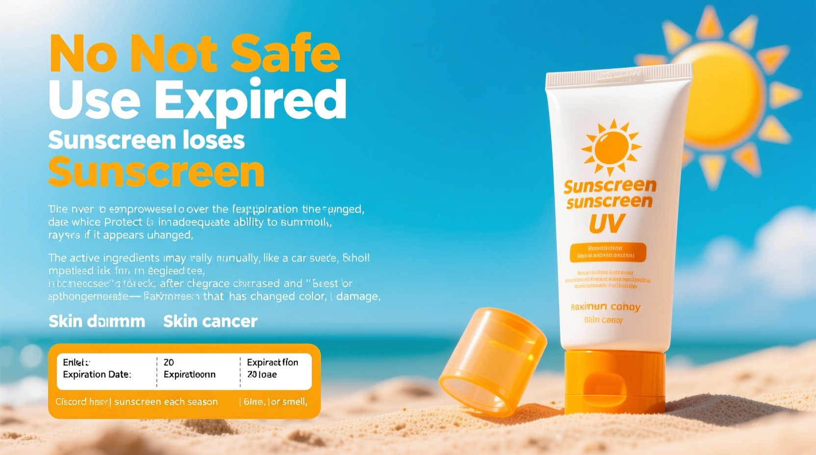 is it safe to use expired sunscreen or should you always replace it yearly