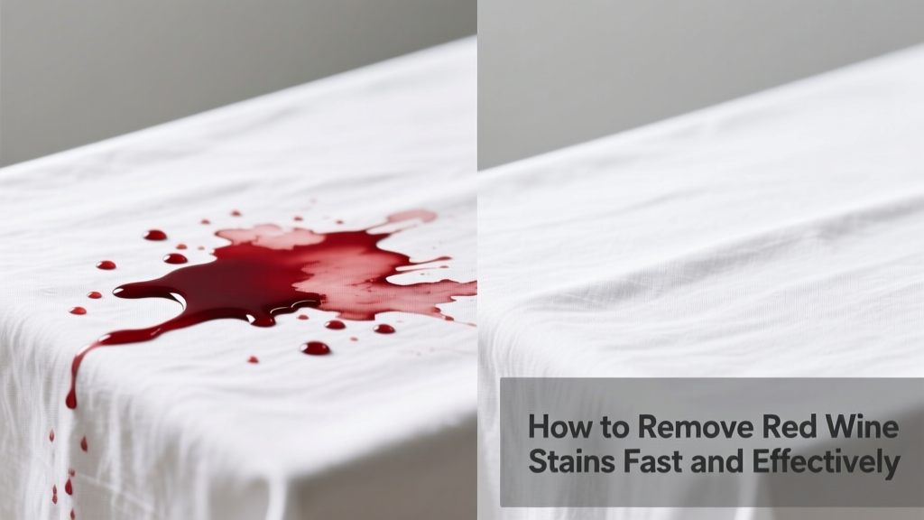 How to Remove Red Wine Stains Fast and Effectively