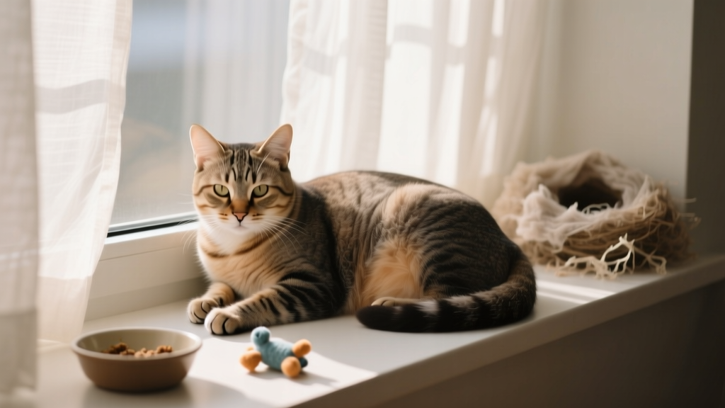Does a cat's behavior change when pregnant? Yes