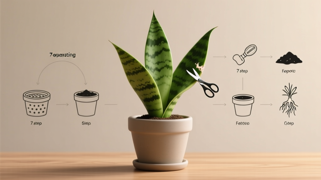 Snake Plant Trimming & Repotting: Prevent Rot, Boost Growth