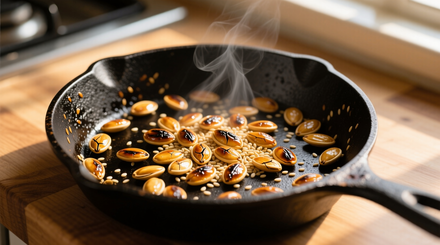 Geröstete Sesamsamen: Perfekt rösten, anwenden & lagern