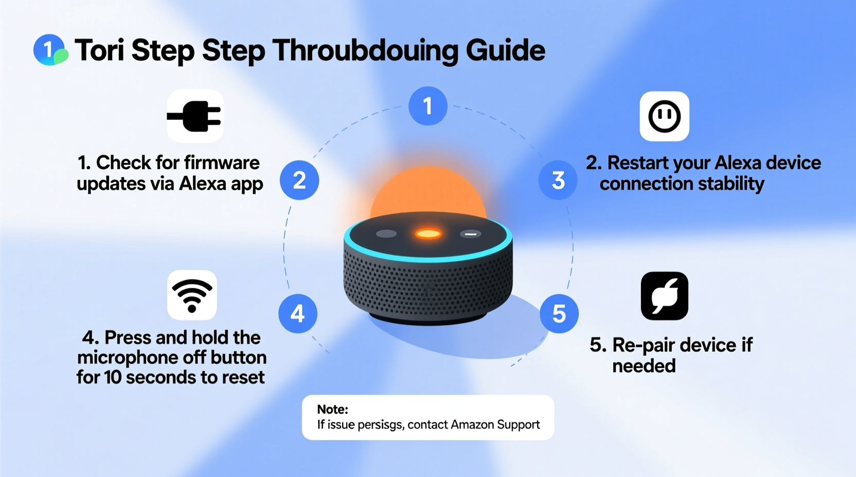 why is my alexa blinking orange and how to fix it in minutes