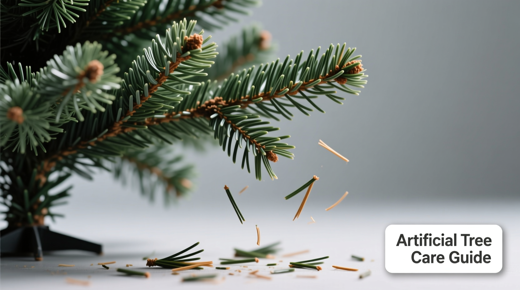 why does my artificial tree shed fake needles and when to replace it