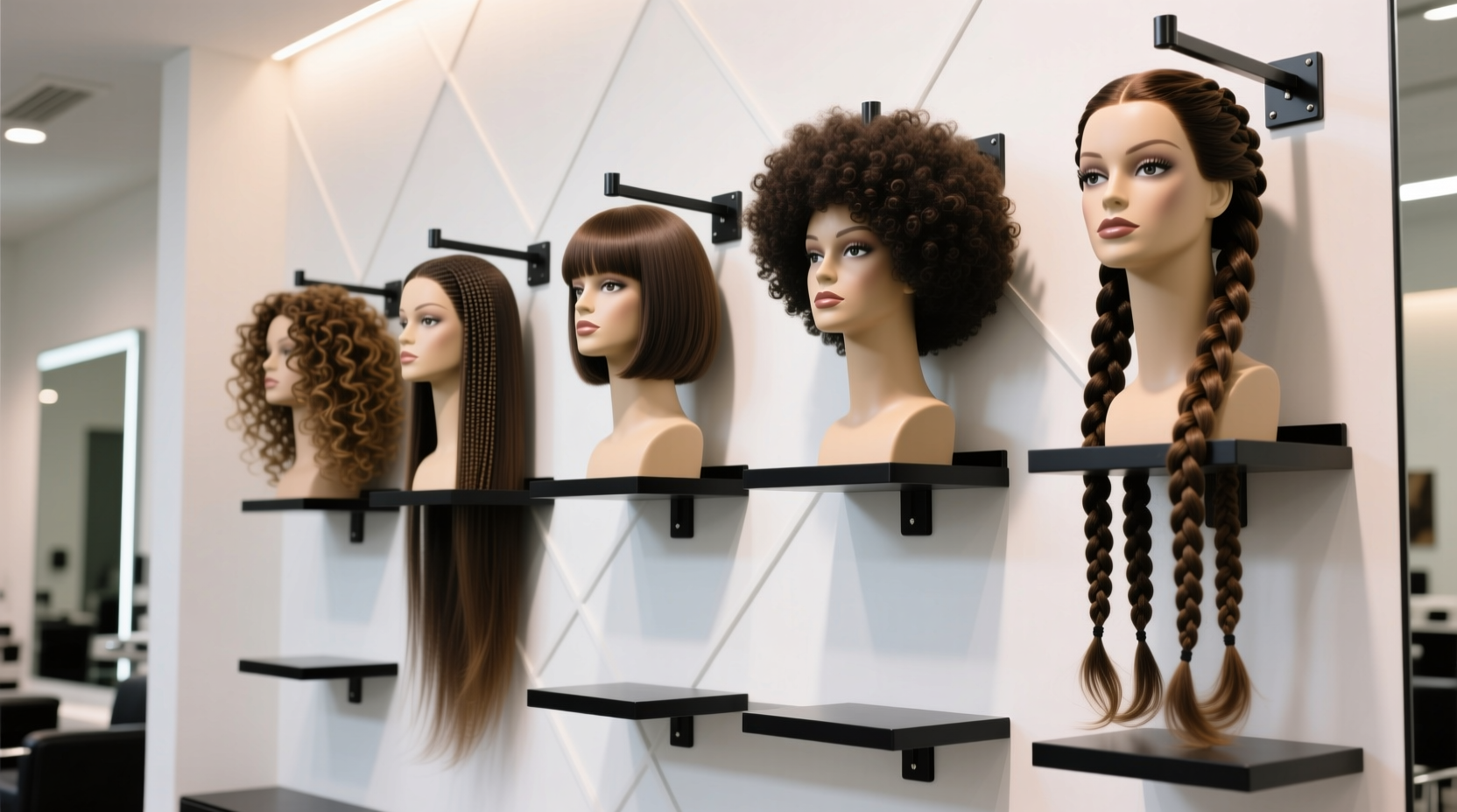 closet organization tips for wigs extensions