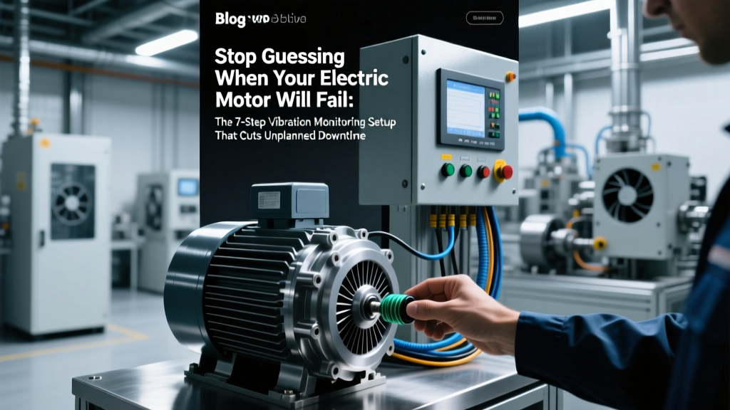 Electric Motor Vibration Monitoring: Cut Downtime 63%
