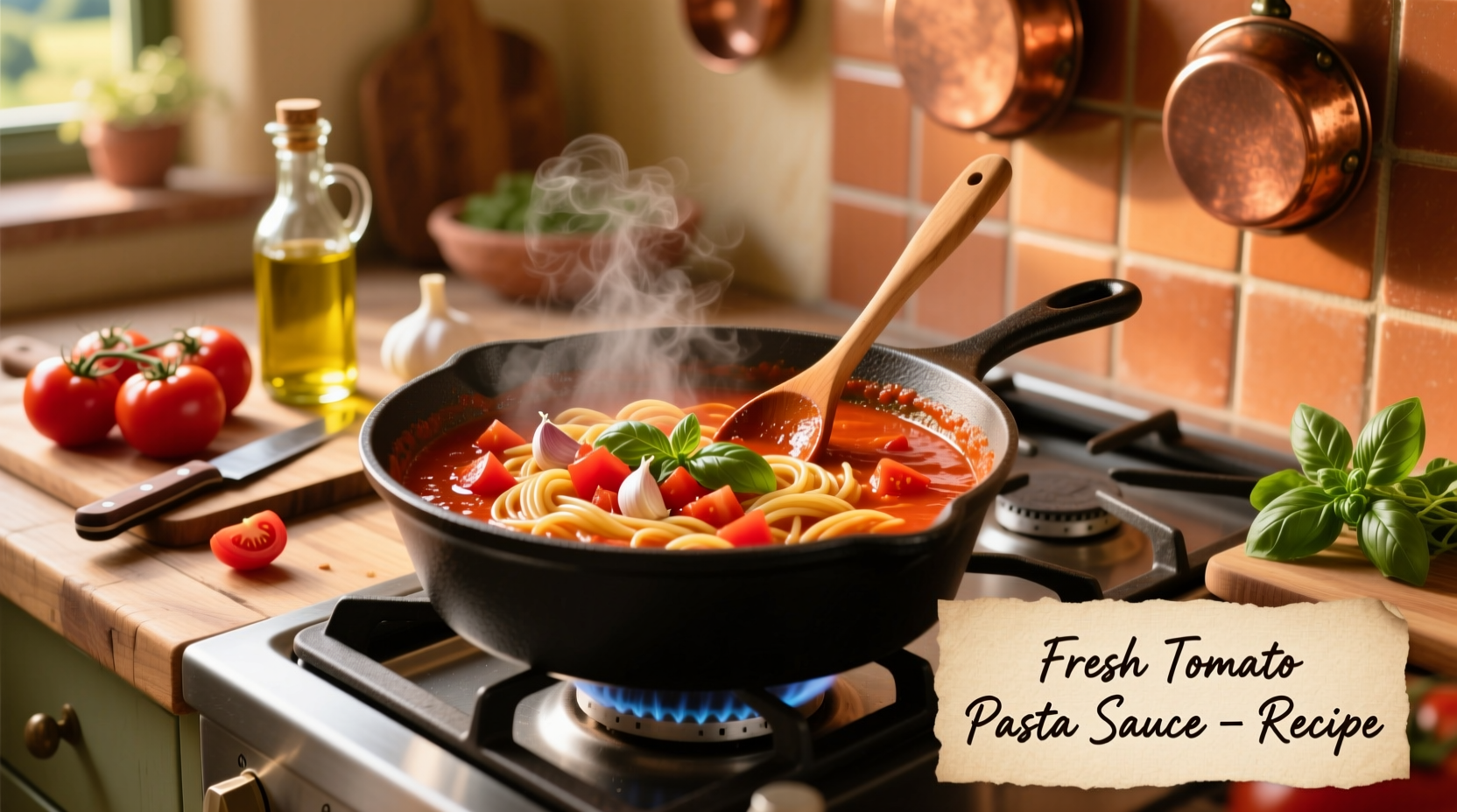 Fresh Tomato Pasta Sauce: Simple 5-Step Recipe (20 Min)