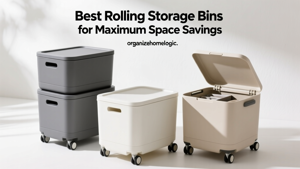 Best Rolling Storage Bins for Maximum Space Savings