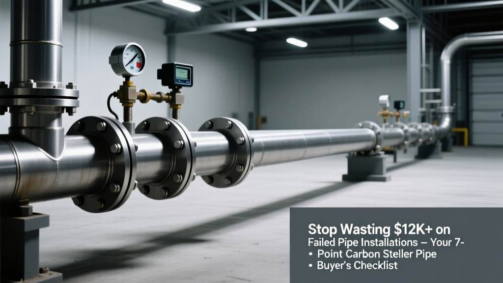 Carbon Steel Pipe Buyer’s Checklist: Avoid $12K+ Failures