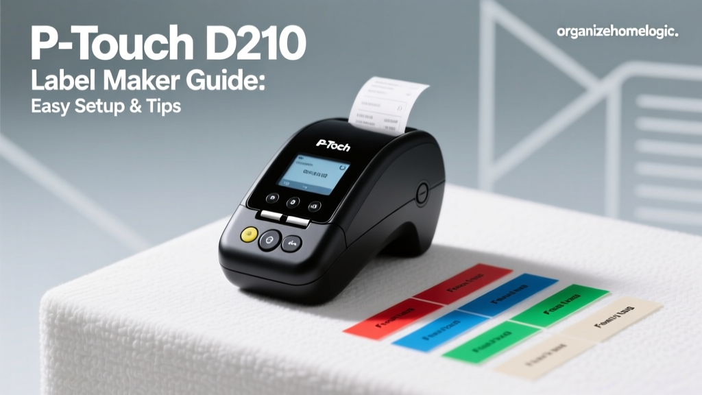 P-Touch D210 Label Maker Guide: Easy Setup & Tips