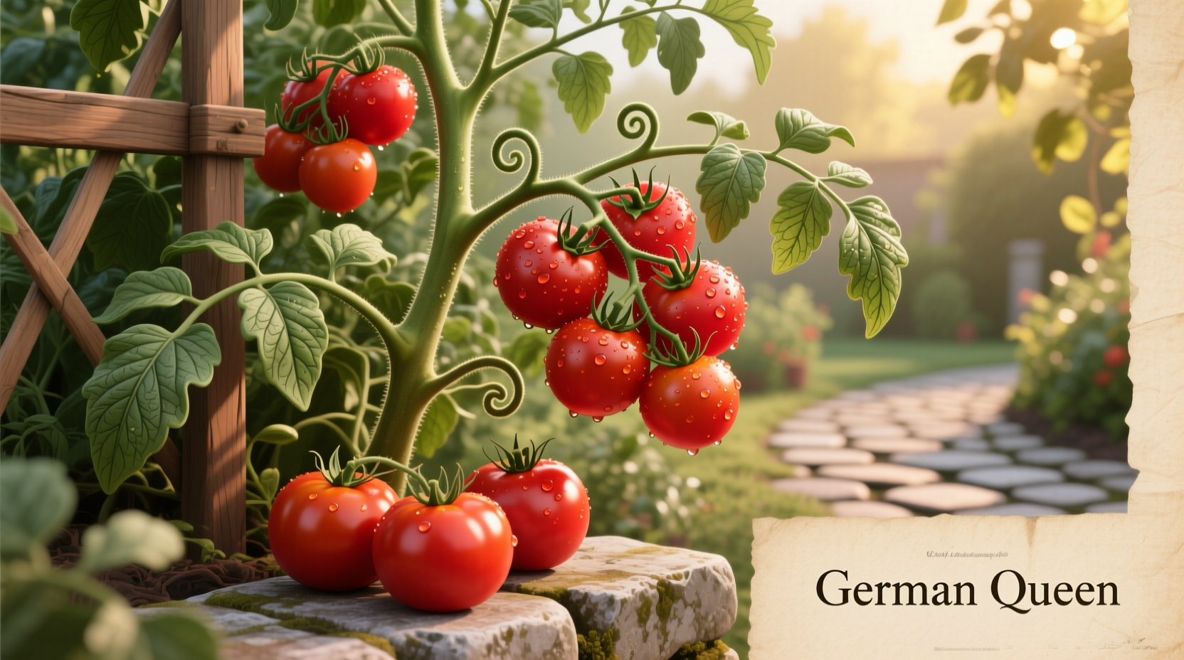 german queen tomato plant