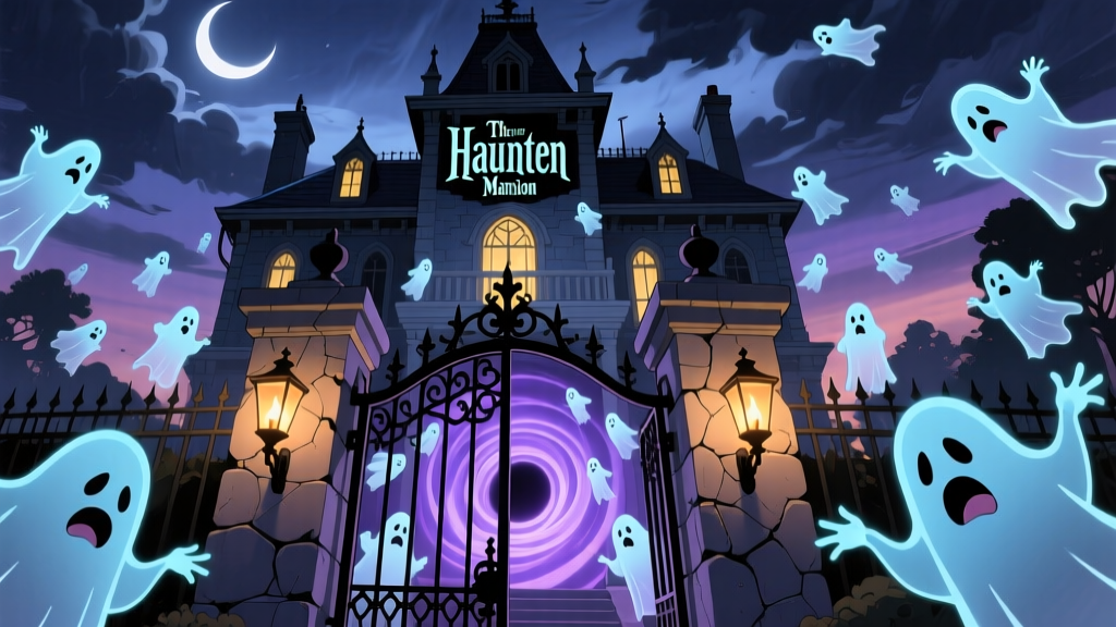 The Haunted Mansion Logo: How a Stately Facade and 999 Ghosts Became Disney's Most Haunting Visual Identity