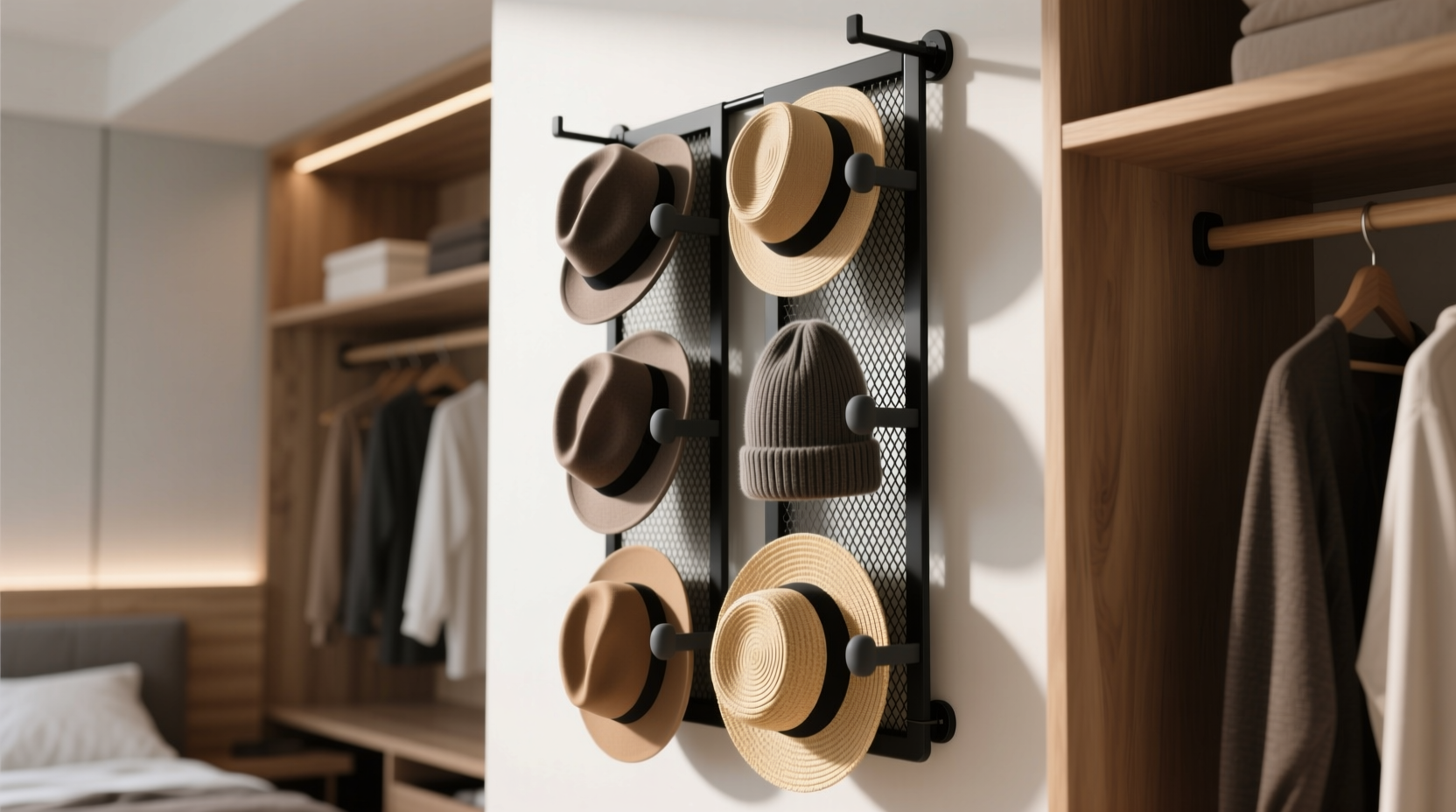 closet organization tips store hats without distortion