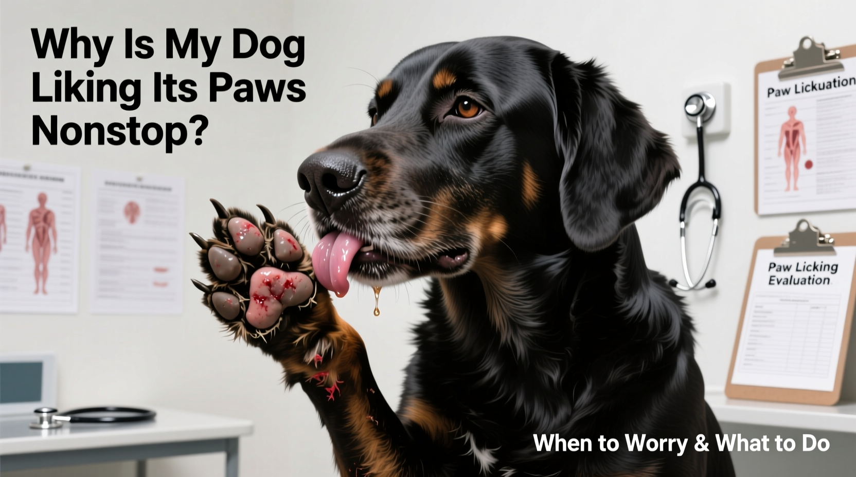 why is my dog licking its paws nonstop when to worry and what to do