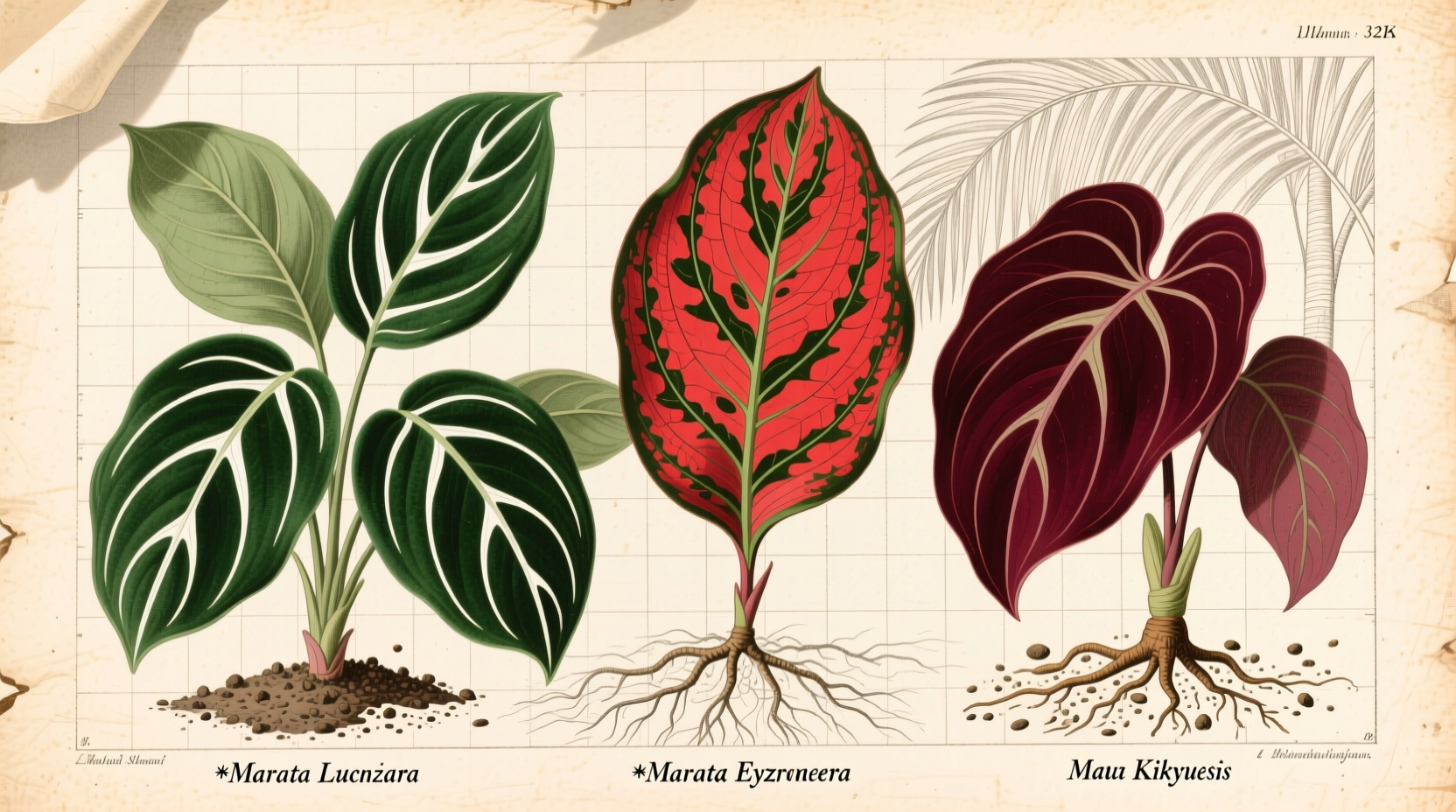 types of maranta