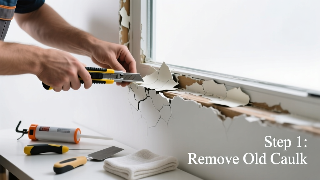 How to Fix Failed Trim Caulk Around Windows and Doors