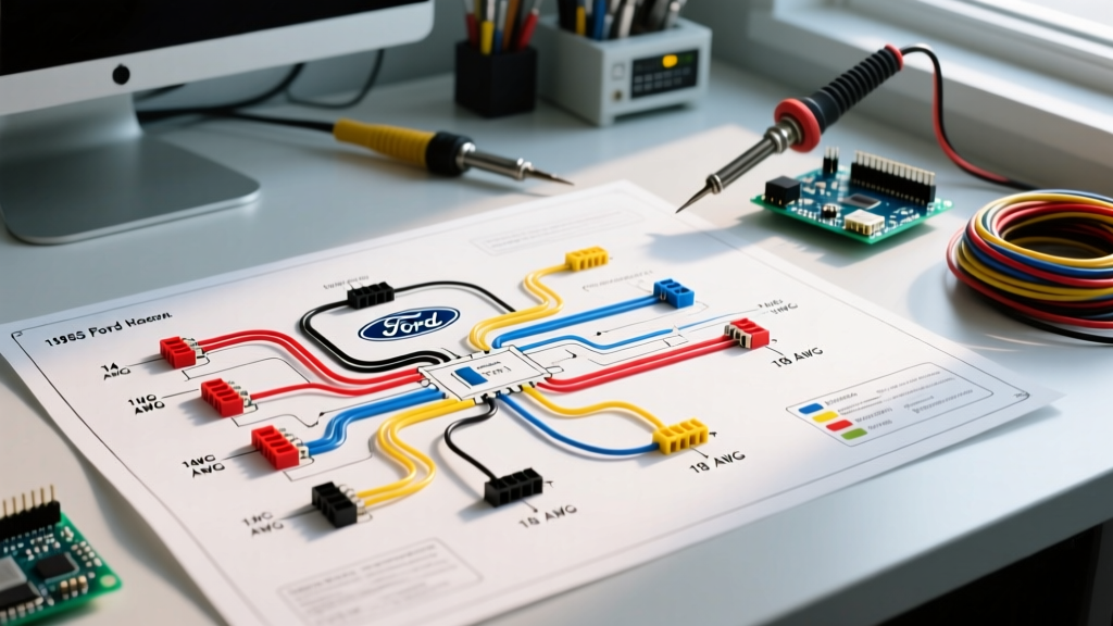 Wiring Diagram for 1965 Mustang: Wire Gauge & Color Code Guide