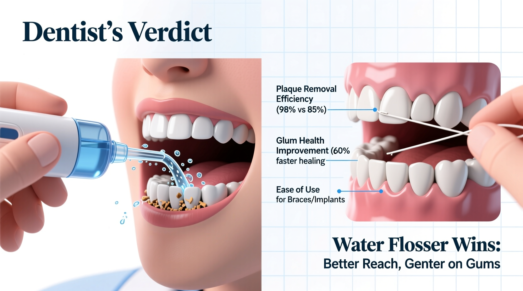 is a water flosser worth it over traditional string floss dentist opinion