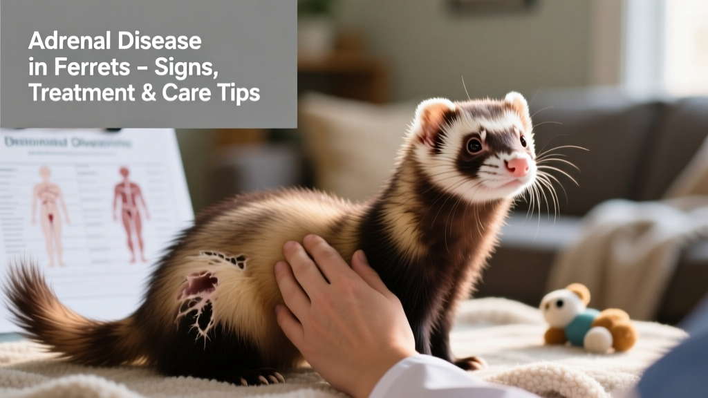 Adrenal Disease in Ferrets: Signs, Treatment, and What Pet Parents Should Know