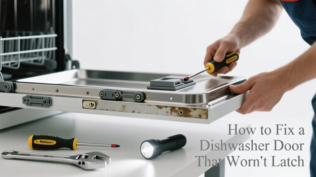 How to Fix a Dishwasher Door That Won’t Latch