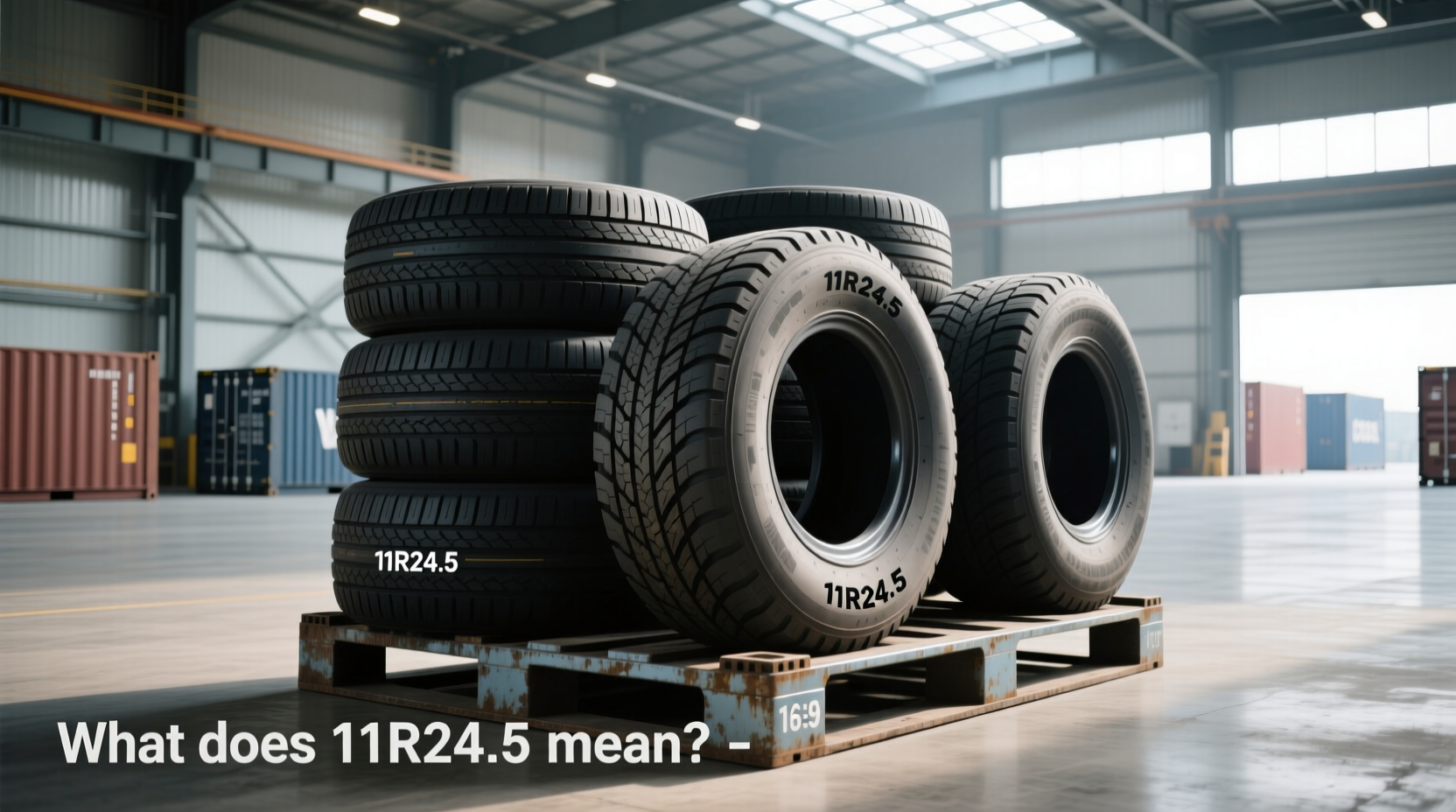 How to Choose Container Load Tires 11R24.5: What Does 11R24.5 Mean?