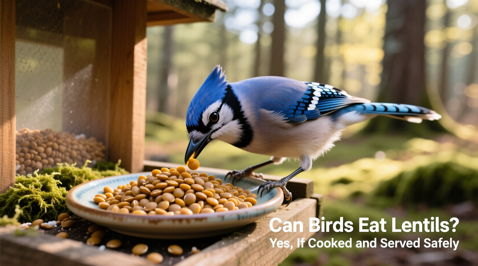 can birds eat lentils