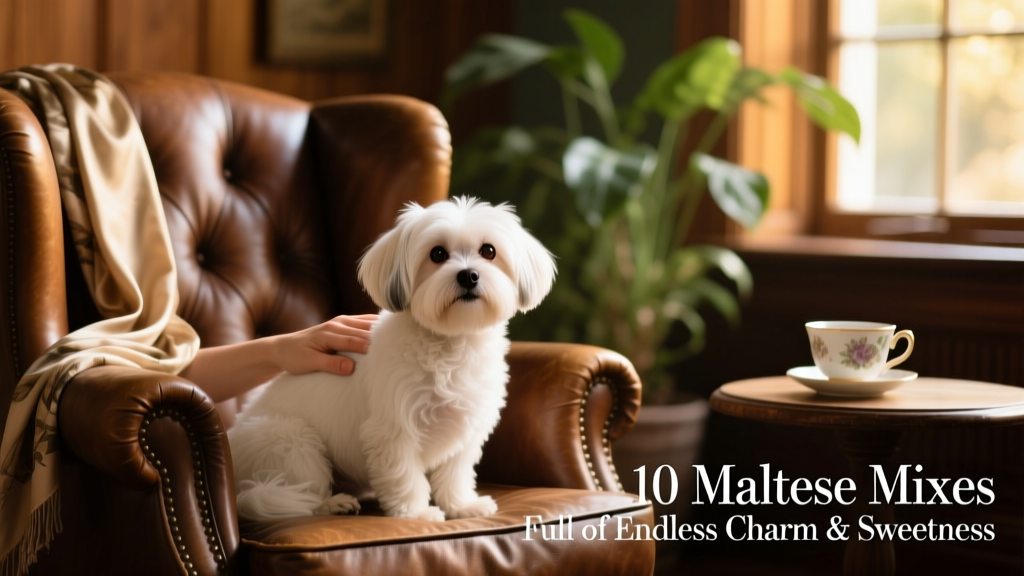 mauzer sitting next to his mom on a leather chair