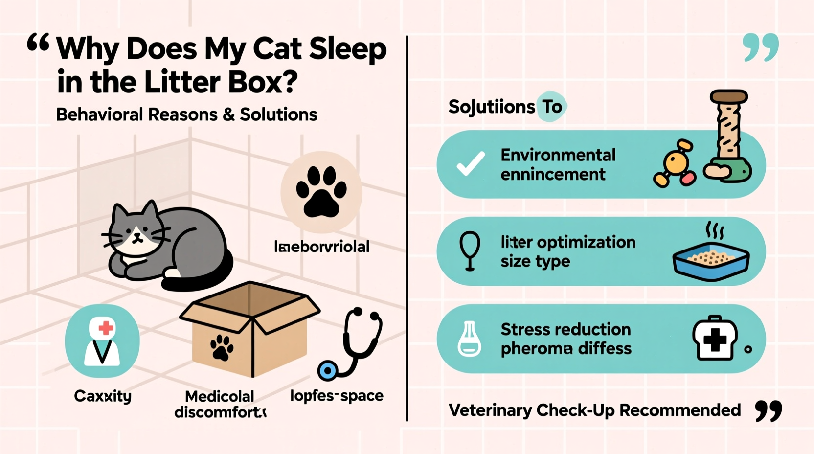 why does my cat sleep in the litter box behavioral reasons and solutions