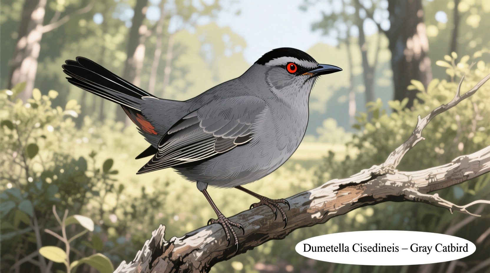 what does a cat bird look like