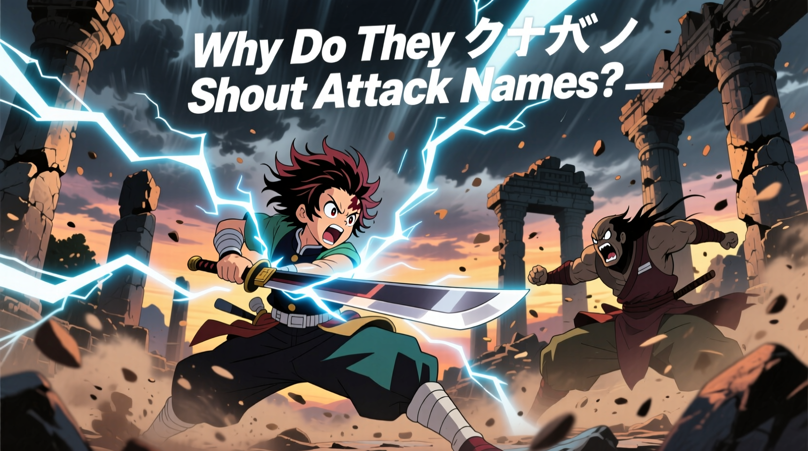 why do anime characters shout attack names during fights tradition explained