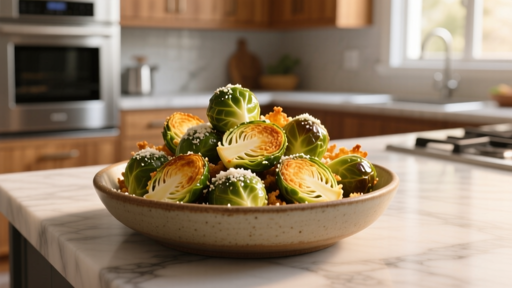 Air Fryer Parmesan Brussels Sprouts (Crispy & Easy!)