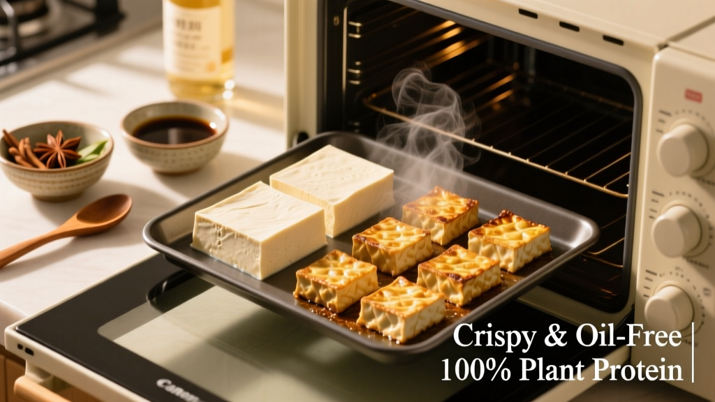 Crispy Air-Dried Tofu: Oil-Free & Protein-Packed