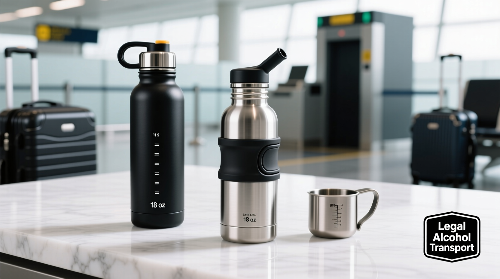 best anti-leak travel flasks for carrying spirits legally
