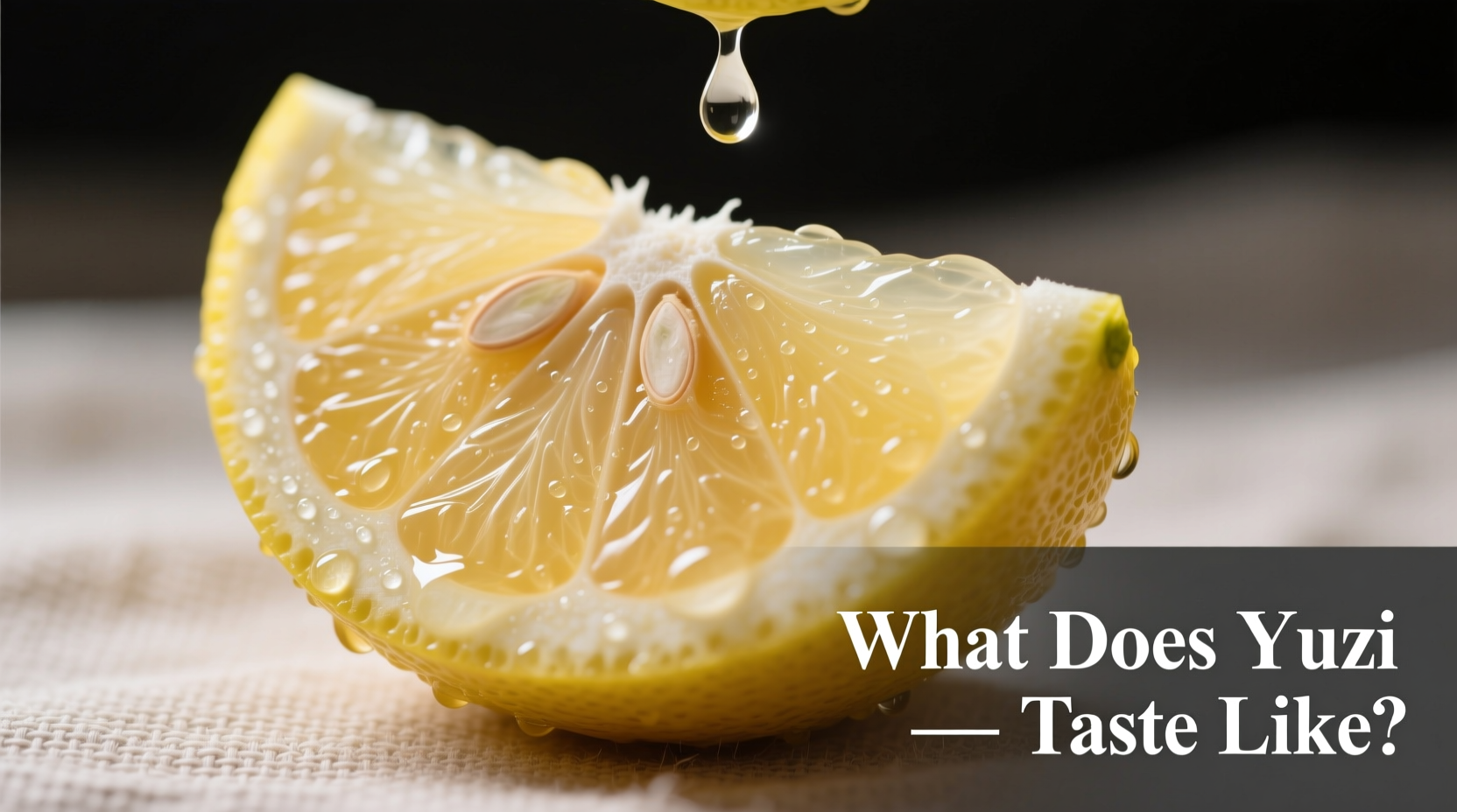 what does yuzu taste like